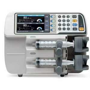 pompe à seringue double canal